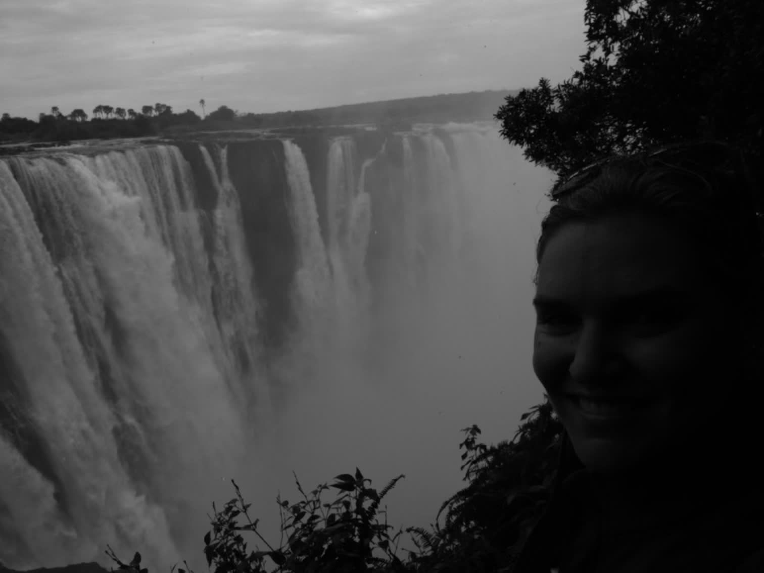 Ashley at Victoria Falls