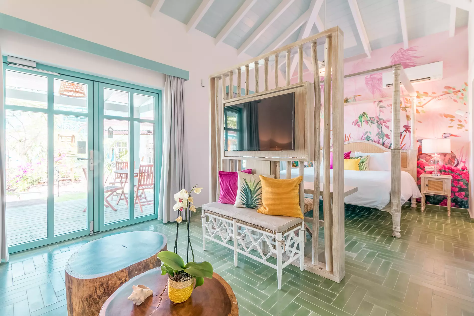 Boardwalk casita interior