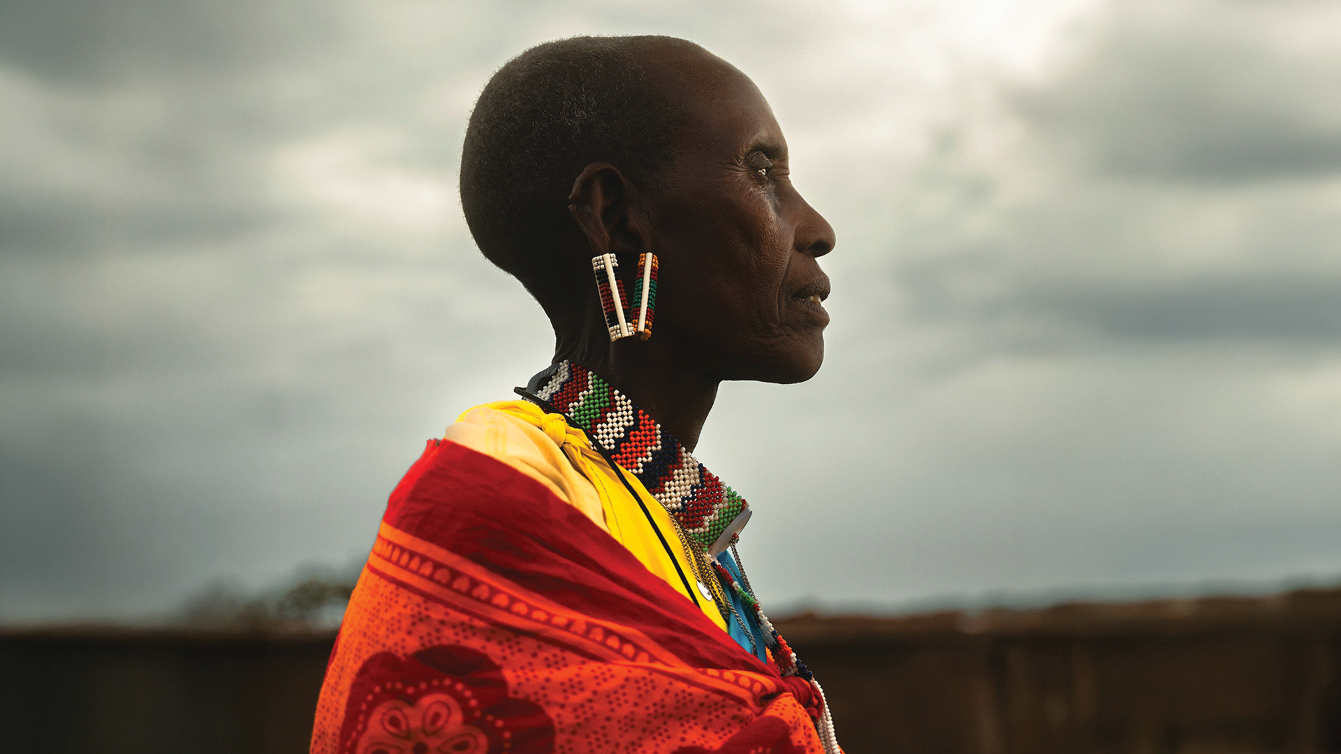 Maasai woman portrait