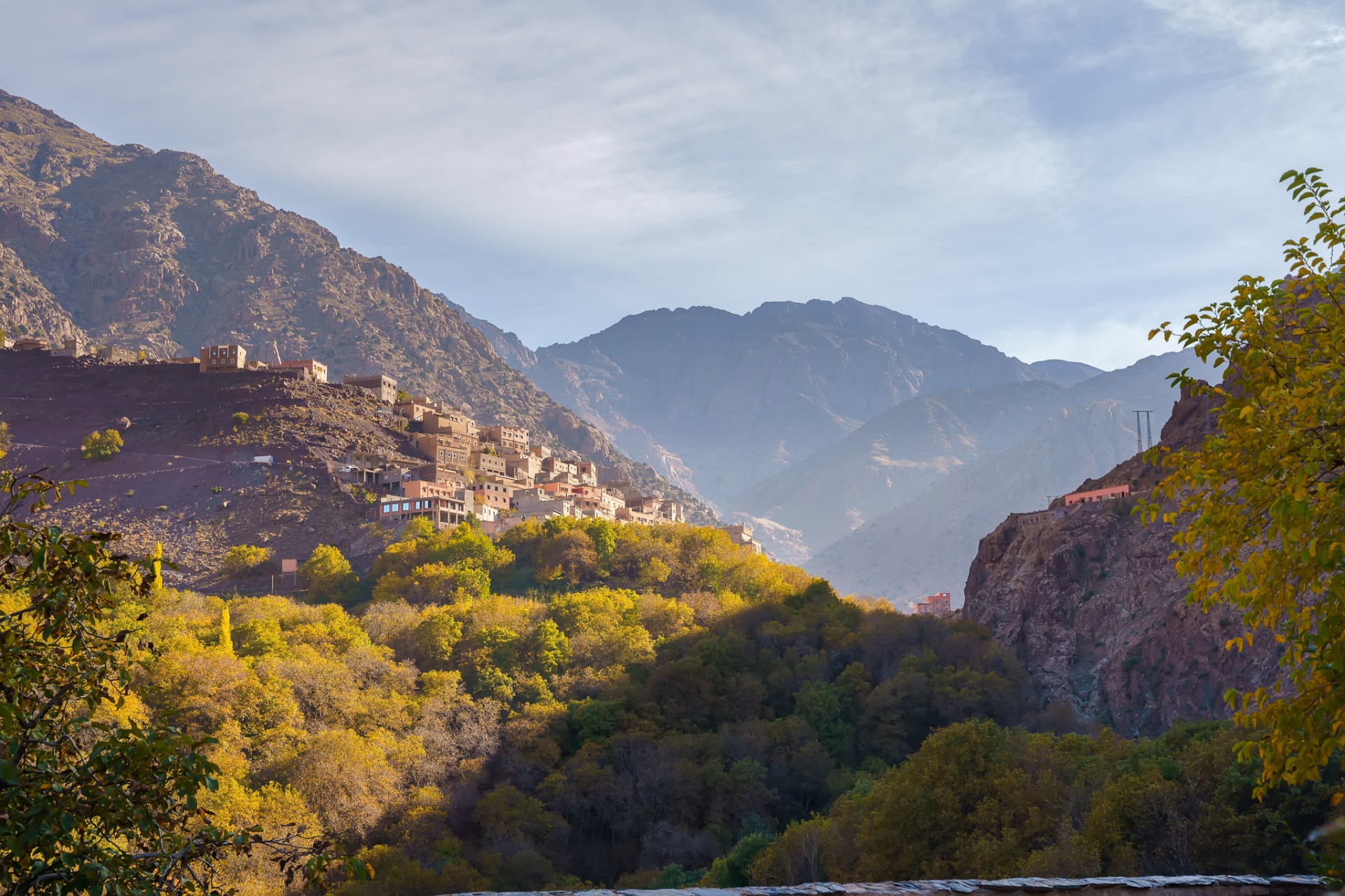 Berber village in the High Atlas Mountains