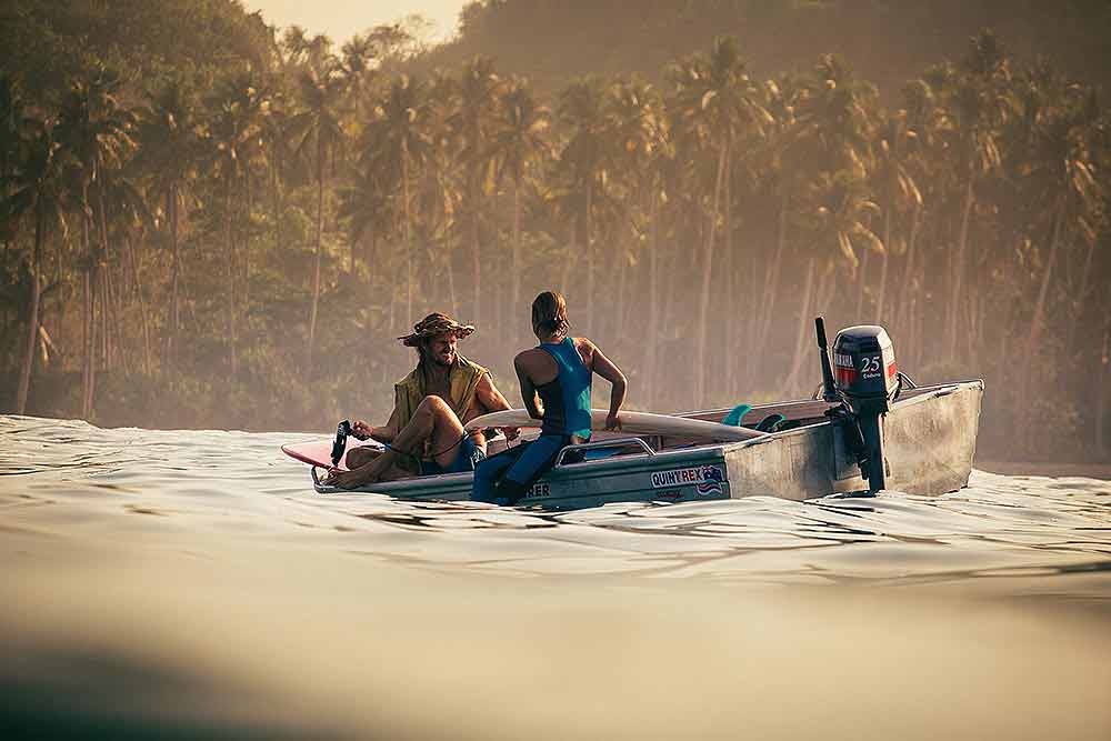 Boat trip along Sumba's coast