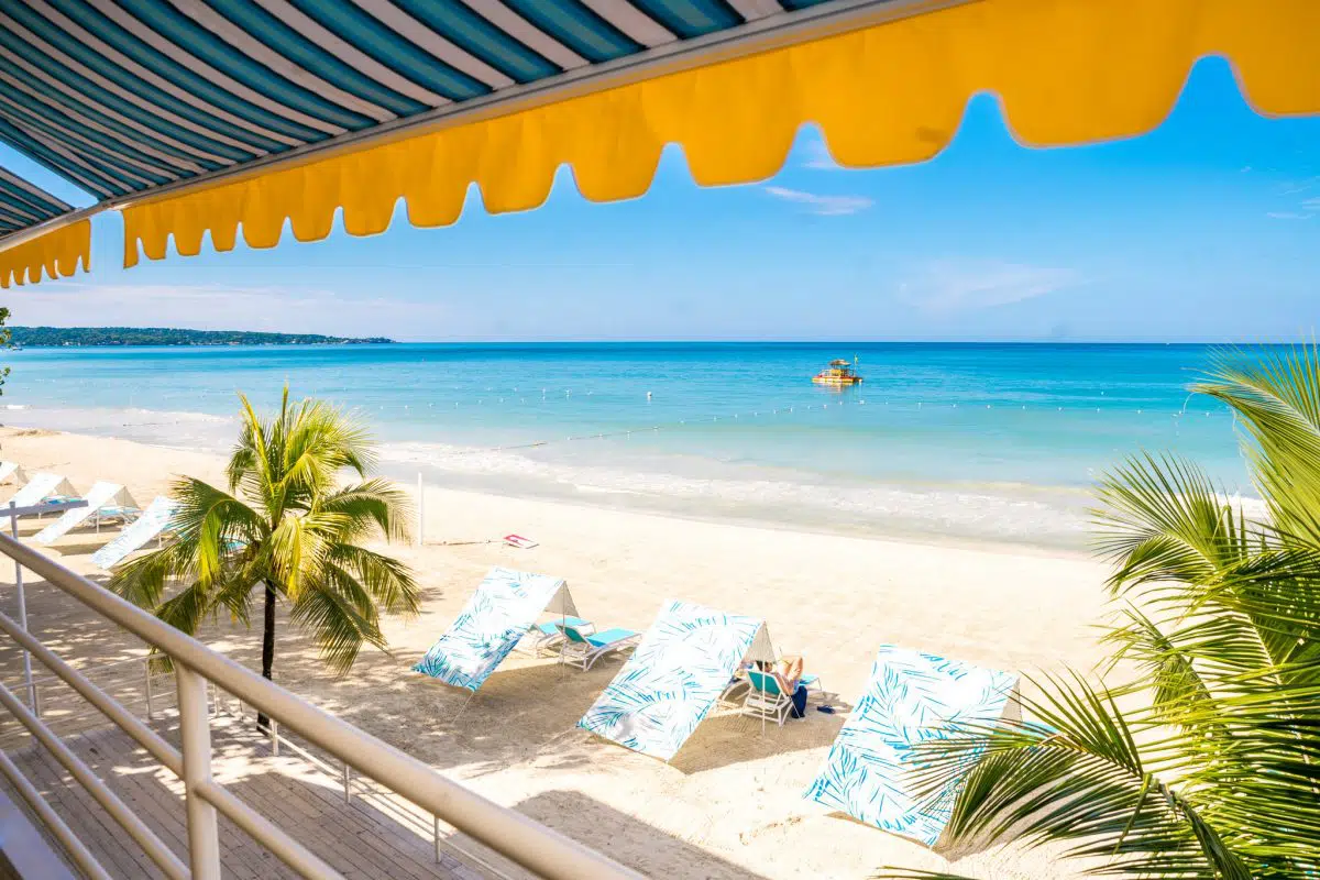 Seven Mile Beach view from Skylark