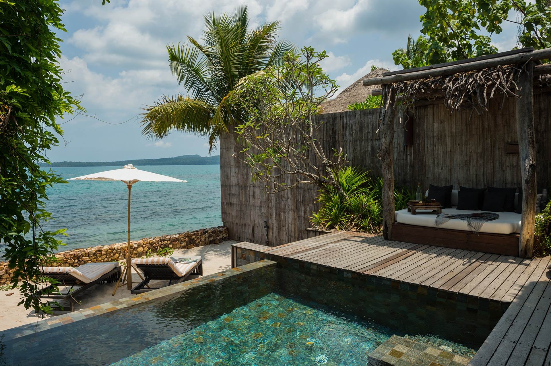 Ocean view villa with private pool at Song Saa Private Island